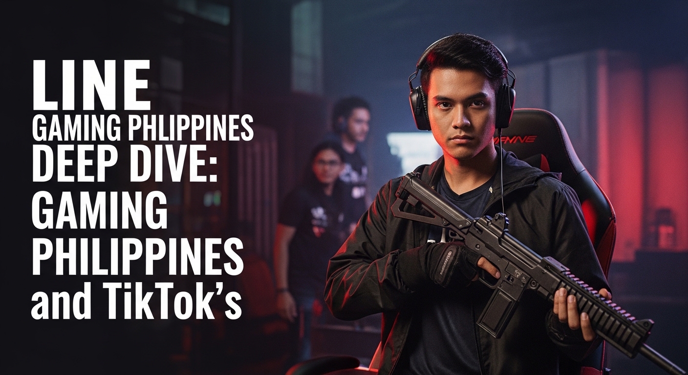 Filipino gamer streaming on mobile with TikTok visuals